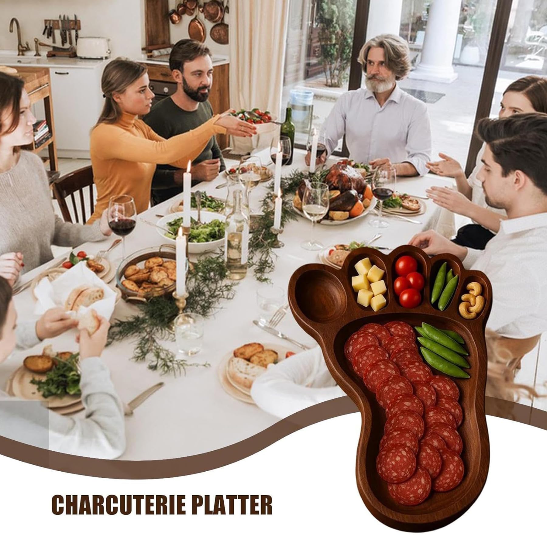 Creative Wooden Charcuterie Board