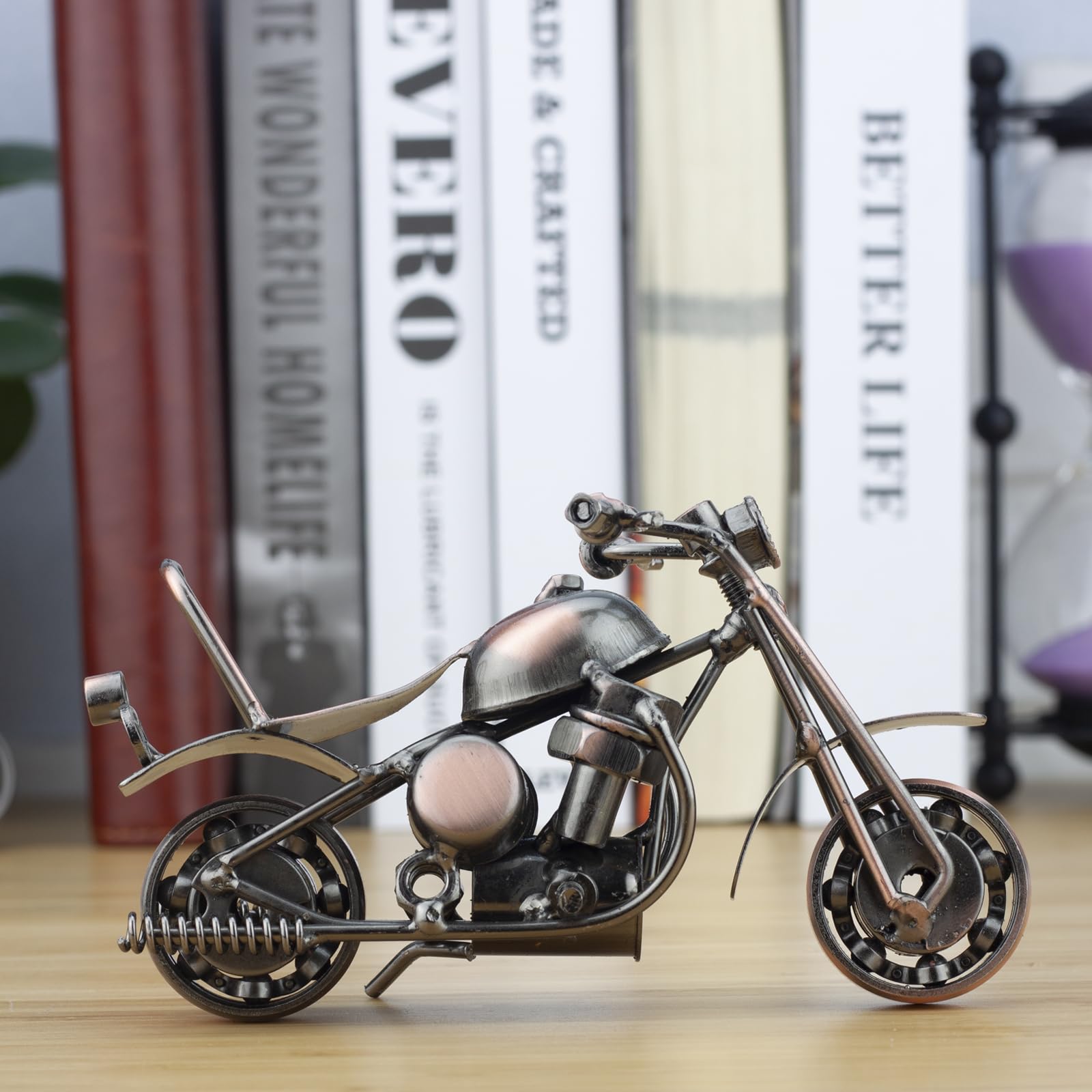 Motorcycle Model Motor Decor Art Vintage Metal Motorbike Gifts