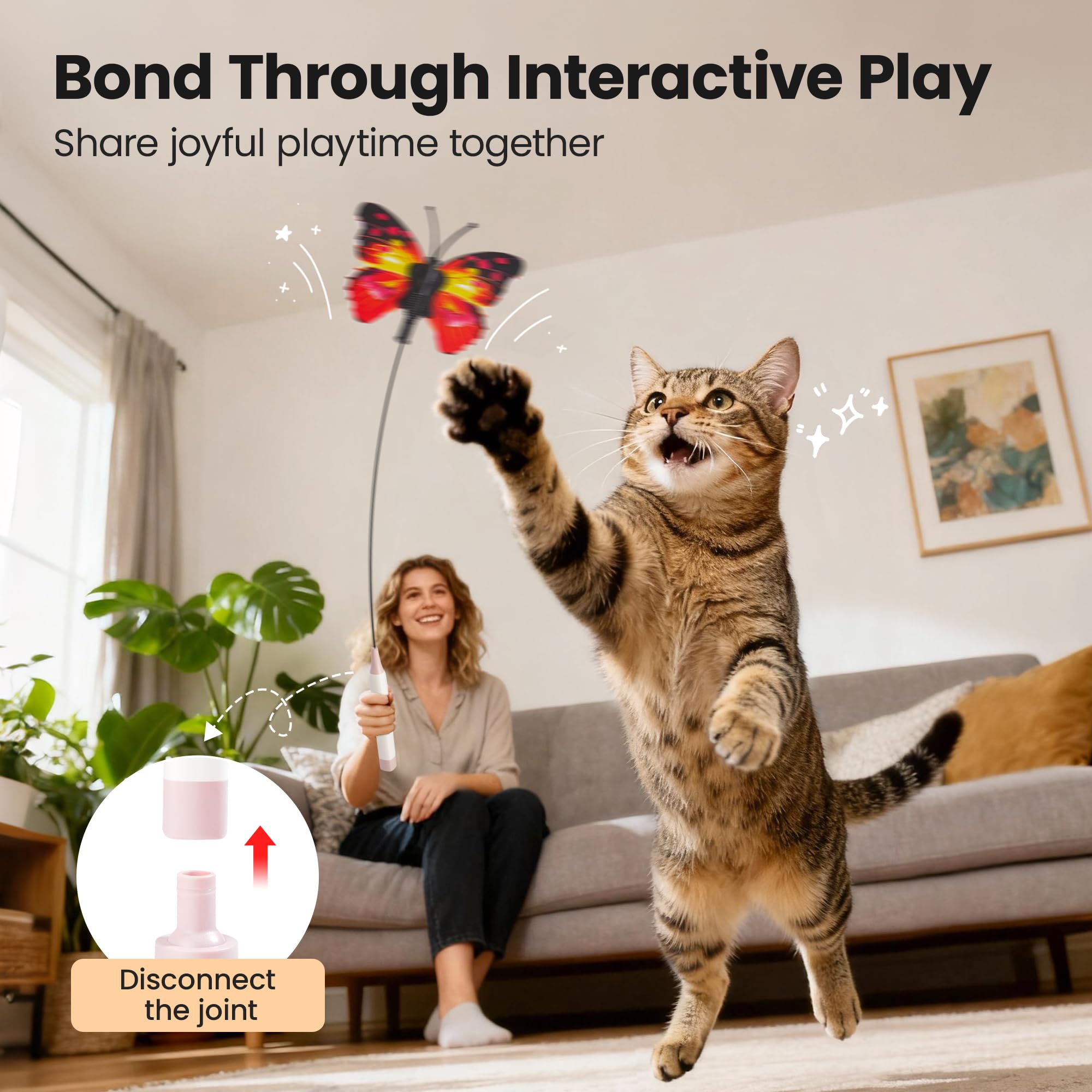 🐾Automatic Butterfly Cat Toy