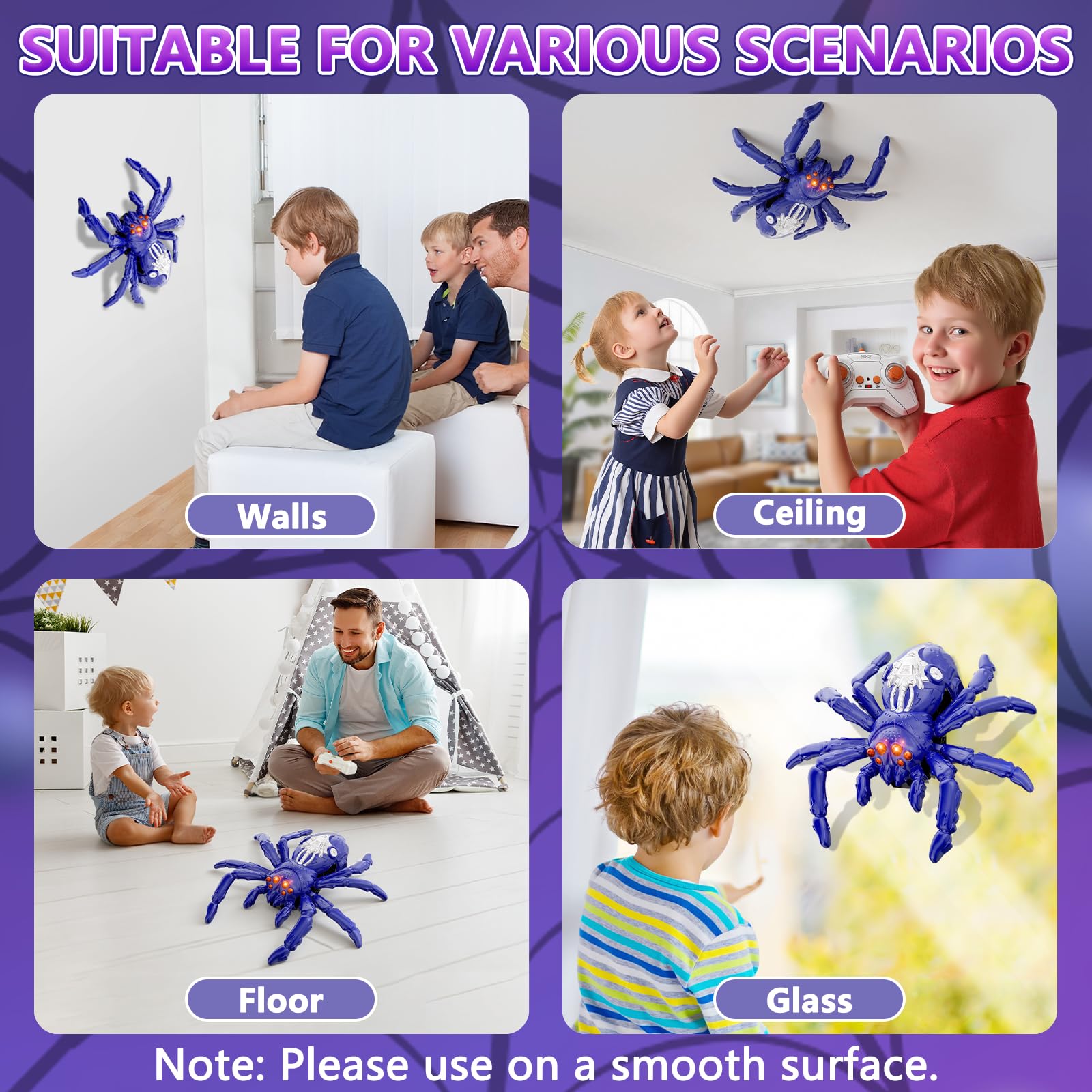 🕷️ Halloween Wall Crawler Spider