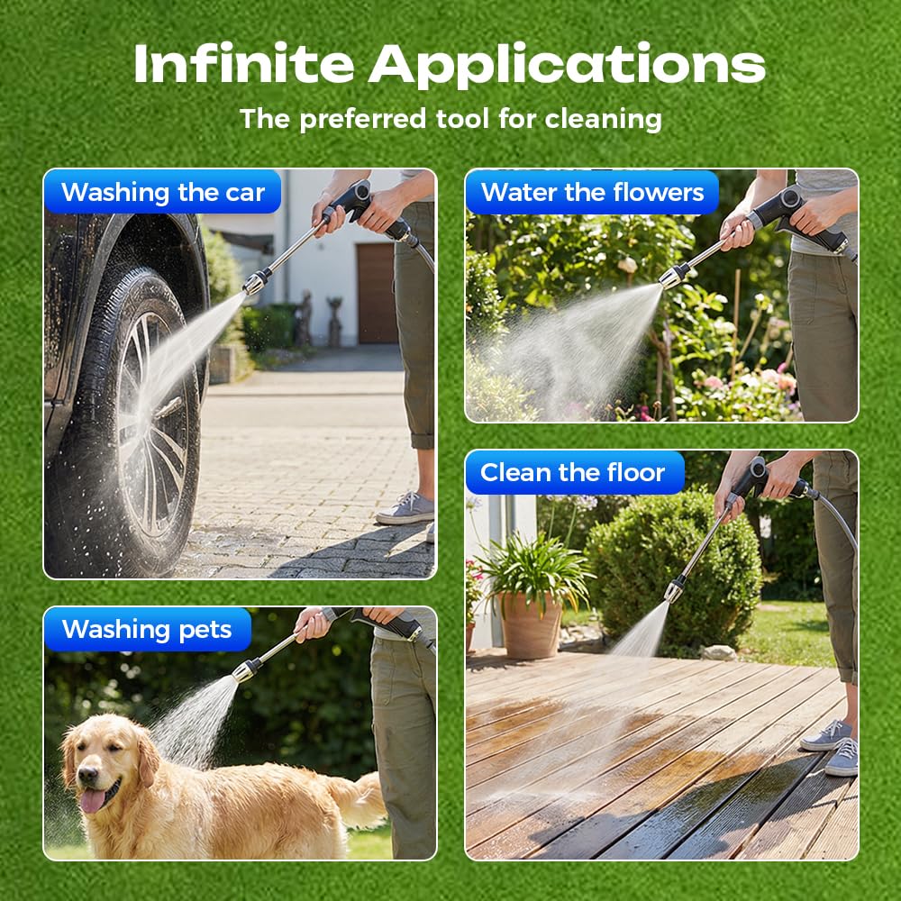 Heavy Duty Garden High-Pressure Car Wash Gun