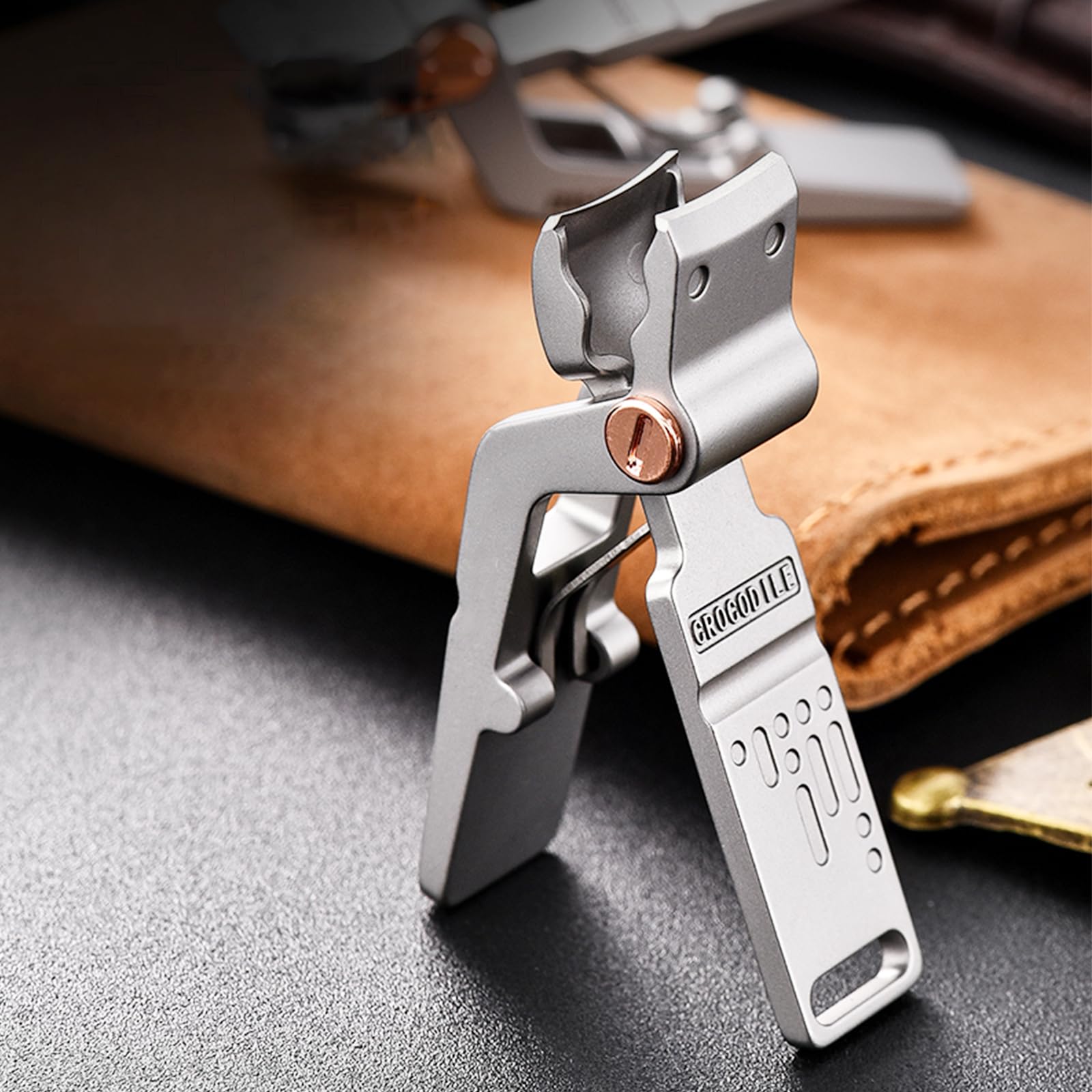 New Crocodile Nail Clippers Splash-Proof Large Opening Nail Clippers