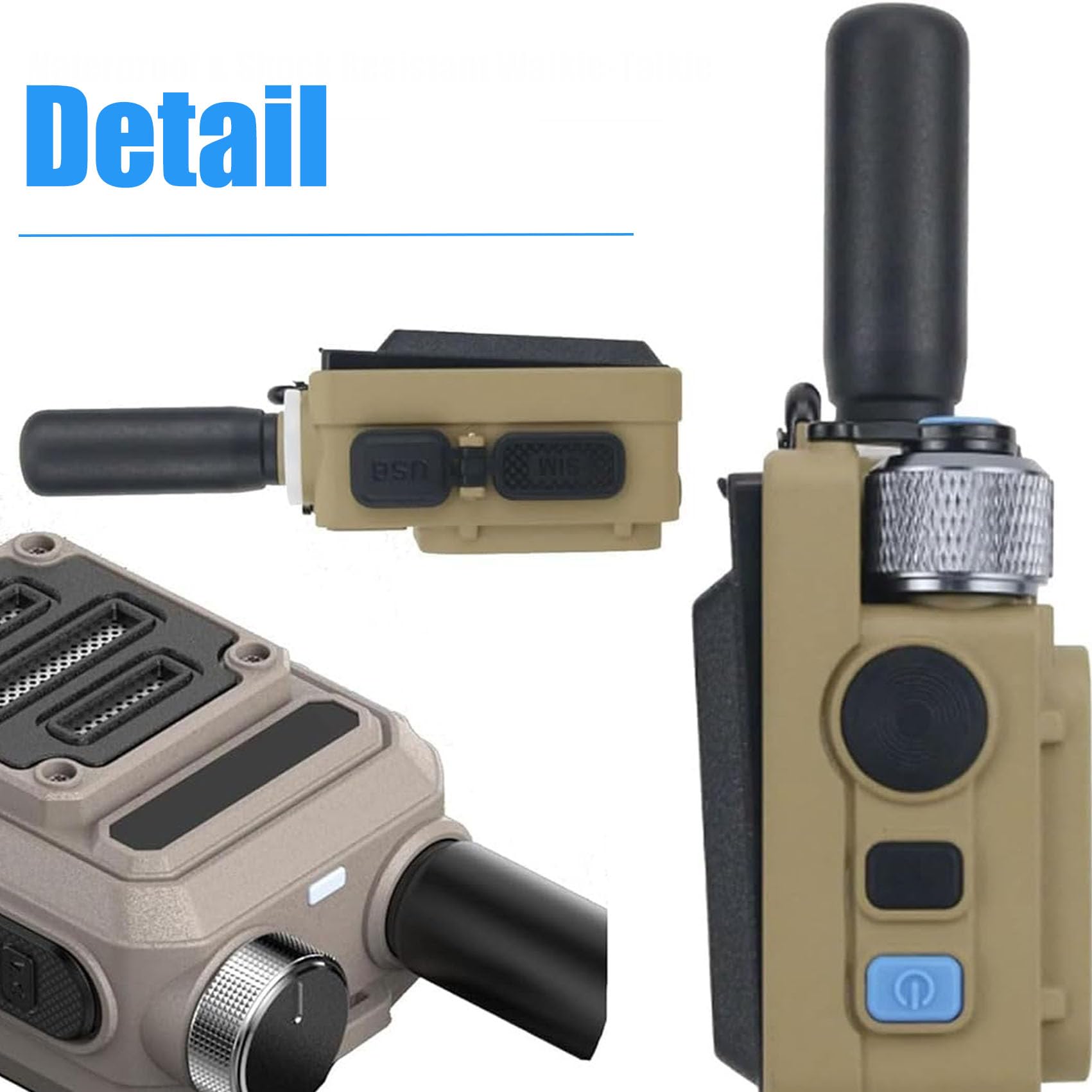 Last Day Promotion 49% OFF - 🔥Waterproof & Shock Resistant Walkie-Talkies