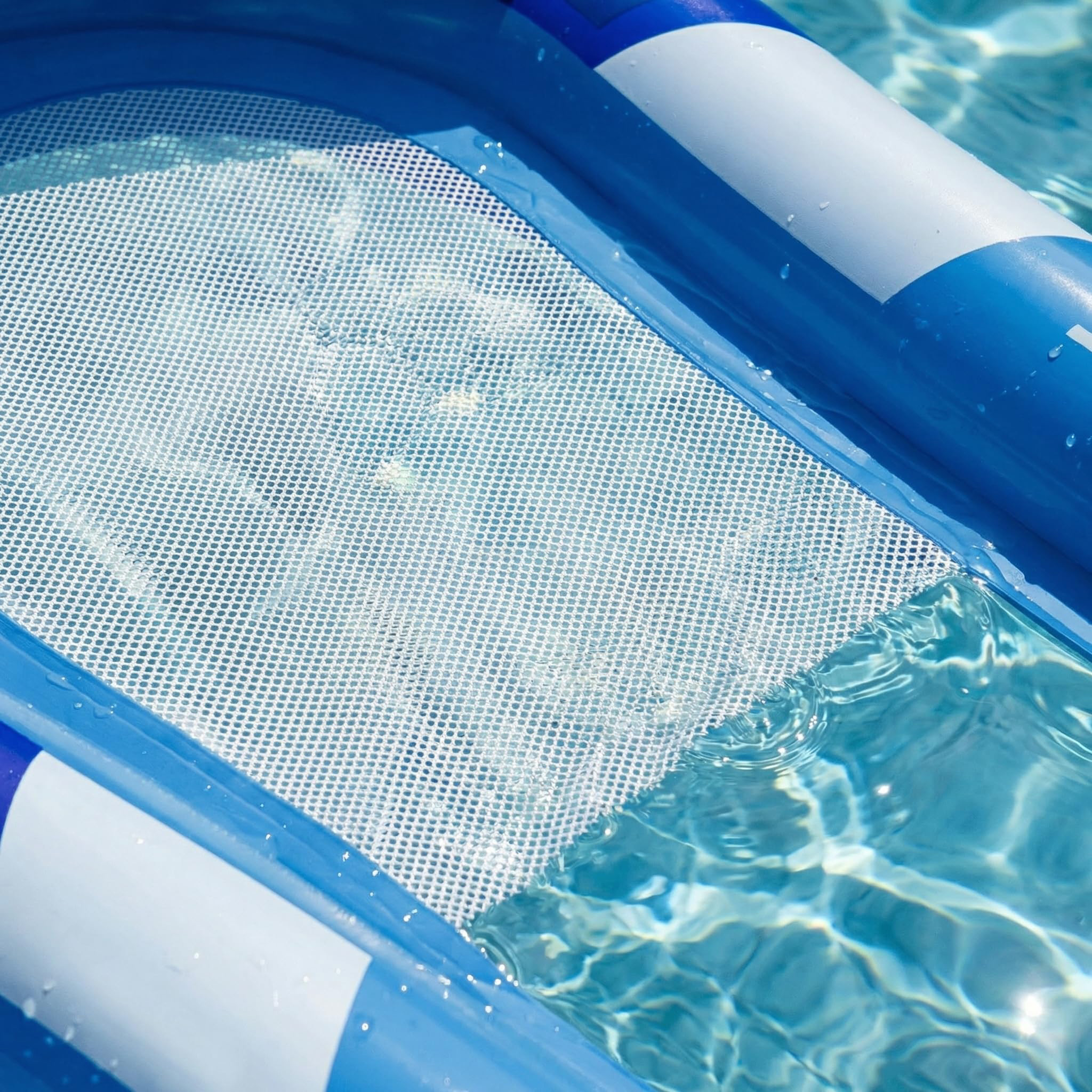 Inflatable Pool Float Adult With Headrest