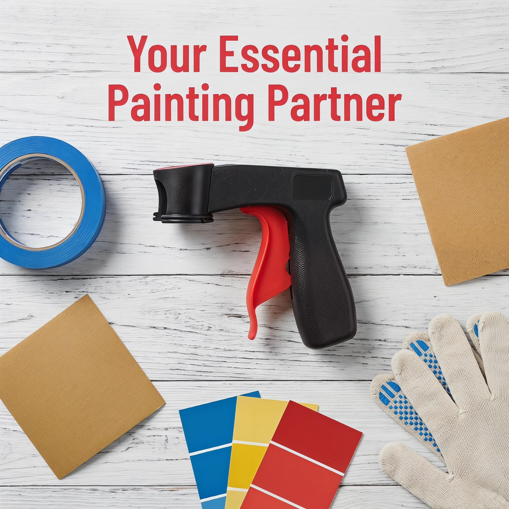 Portable Assisted Spray Painting Handle Tool