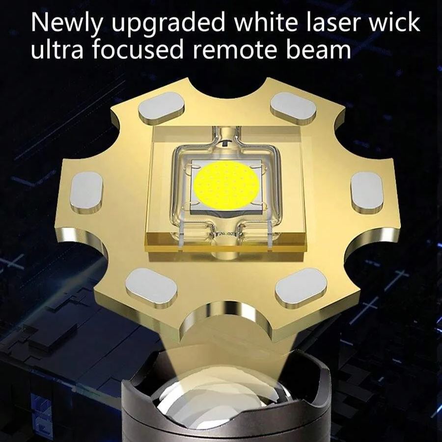 🔥German Super Bright Rechargeable LED Flashlight