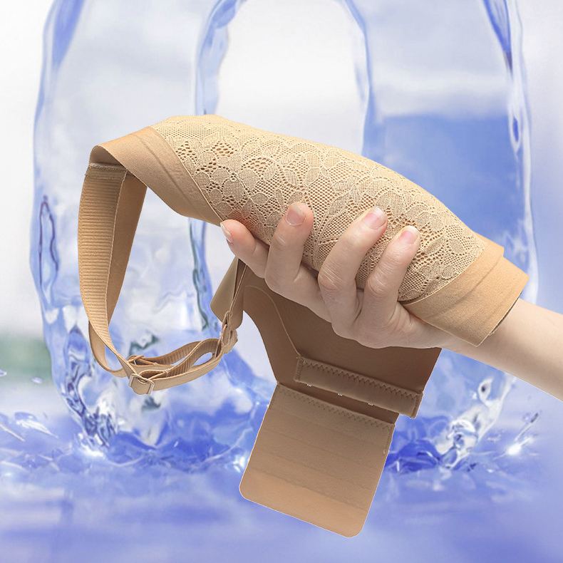 Finely Woven Lace Pattern Comfort Bra