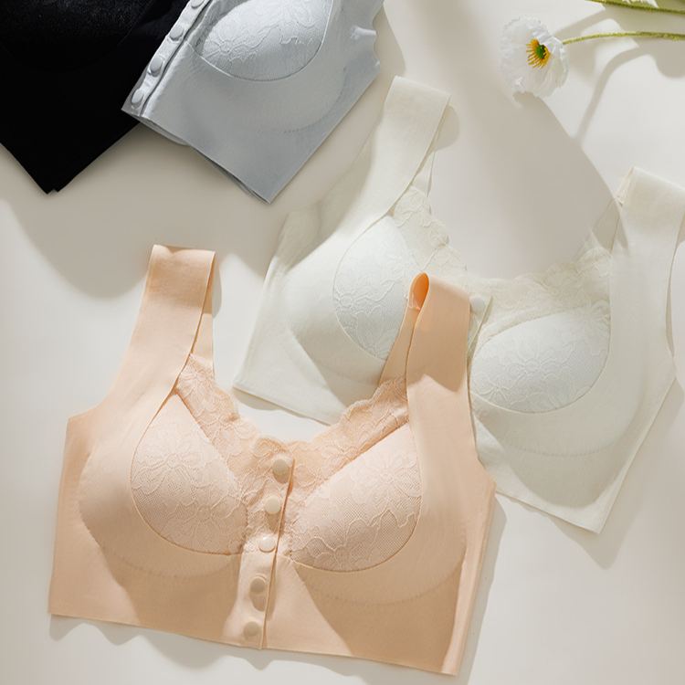 Wireless Push-Up Lace Comfort Bra