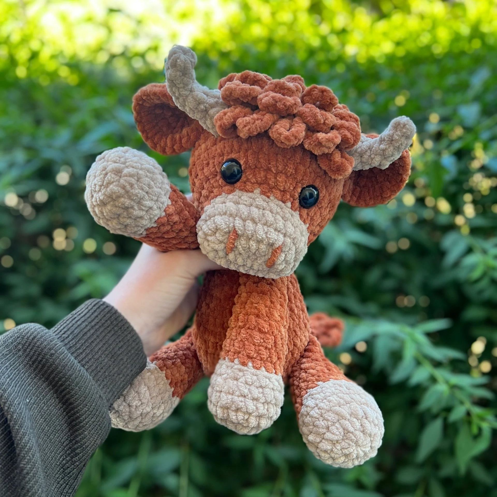 Crochet Highland Cow Amigurumi🐮