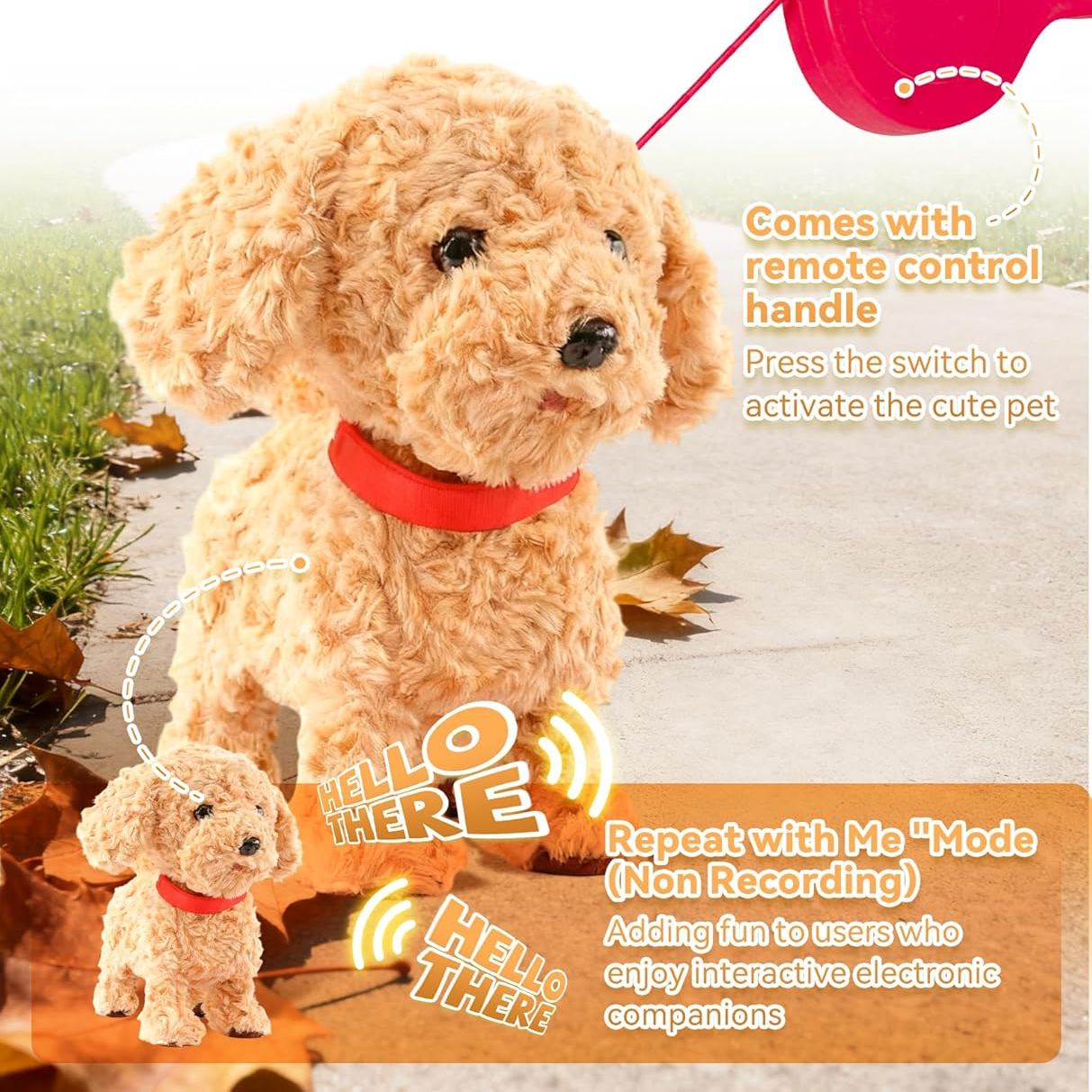 Interactive electronic pet dog with smart touch function