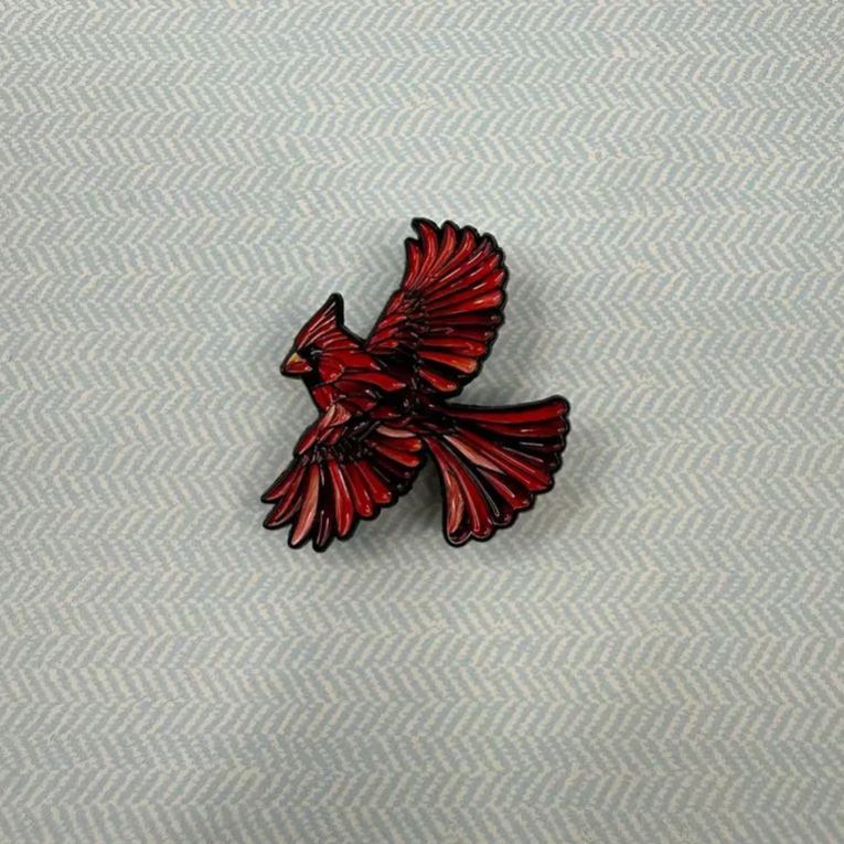 🎁Stained Glass Wildlife Enamel Pins