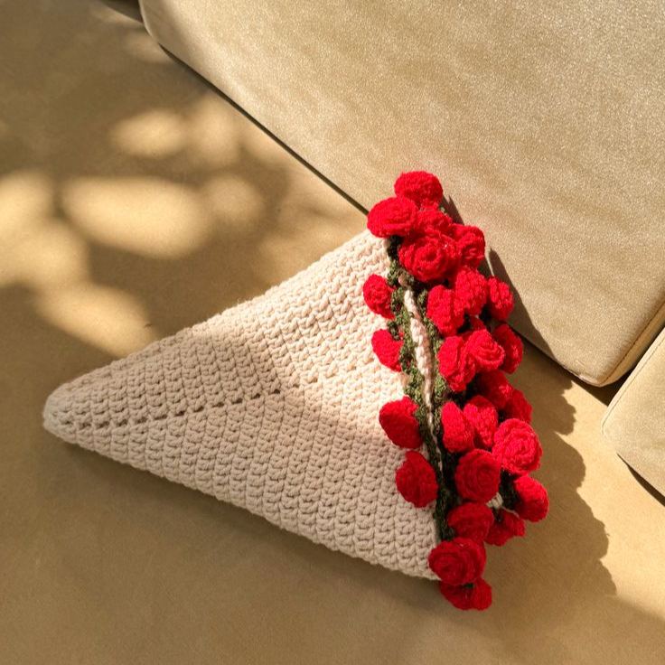 Premium Rose/Sunflower Bouquet Blanket