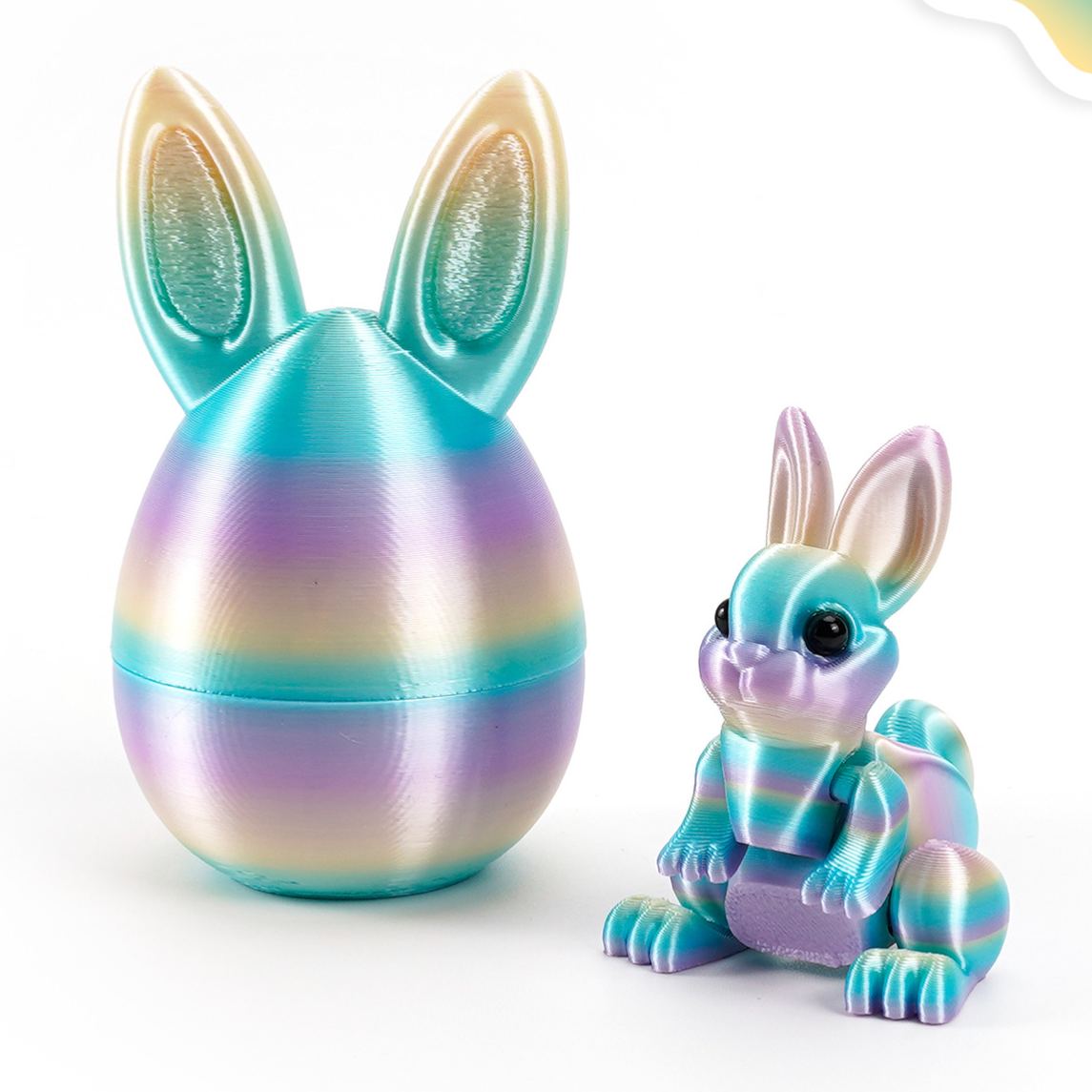 🐇Easter 3D Printing Mystery Rabbit Egg Fidget Toy🥚