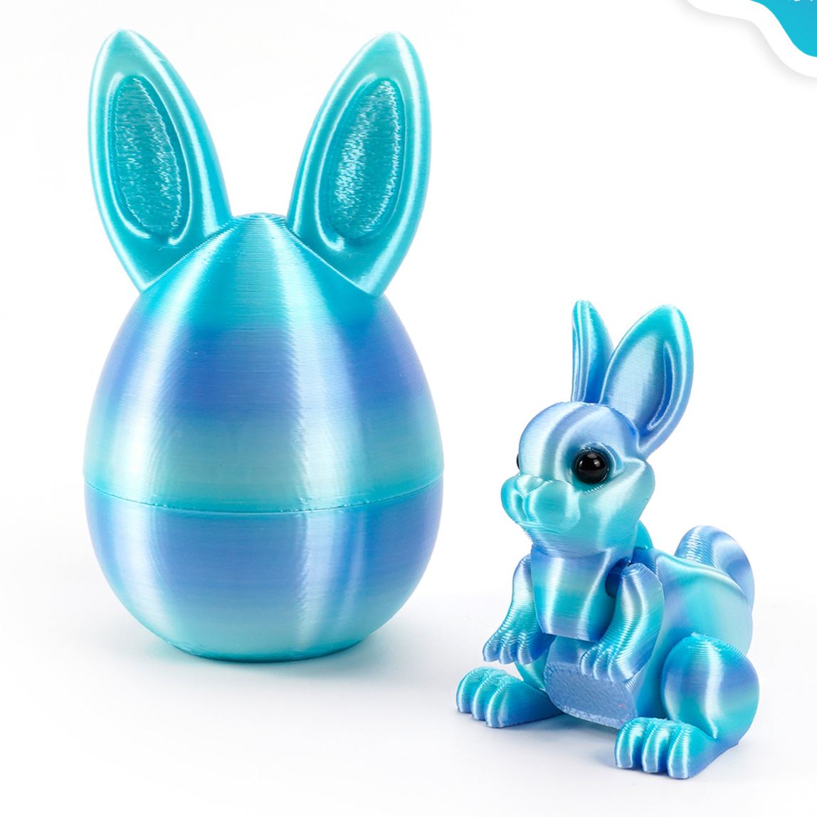 🐇Easter 3D Printing Mystery Rabbit Egg Fidget Toy🥚