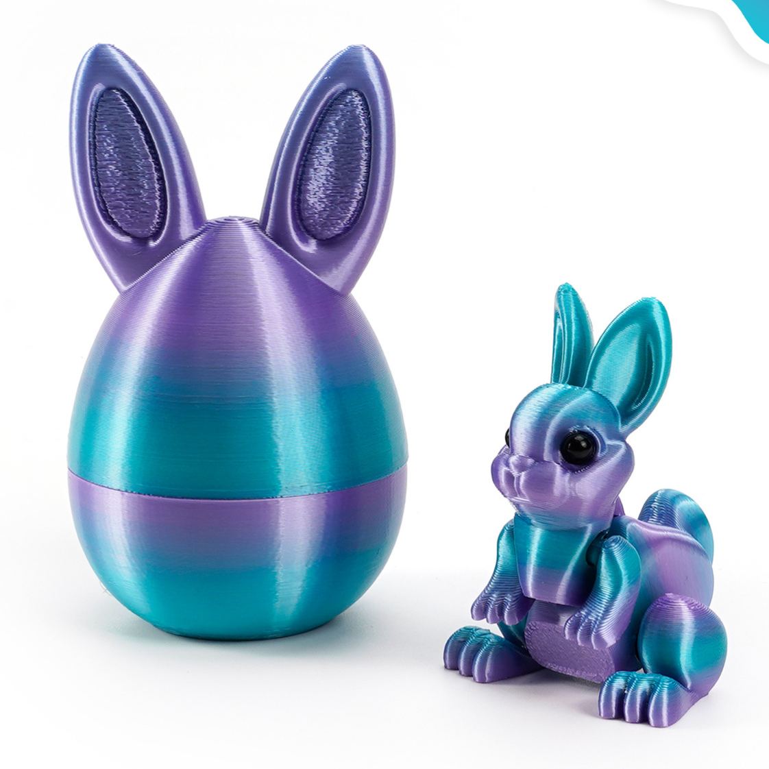 🐇Easter 3D Printing Mystery Rabbit Egg Fidget Toy🥚