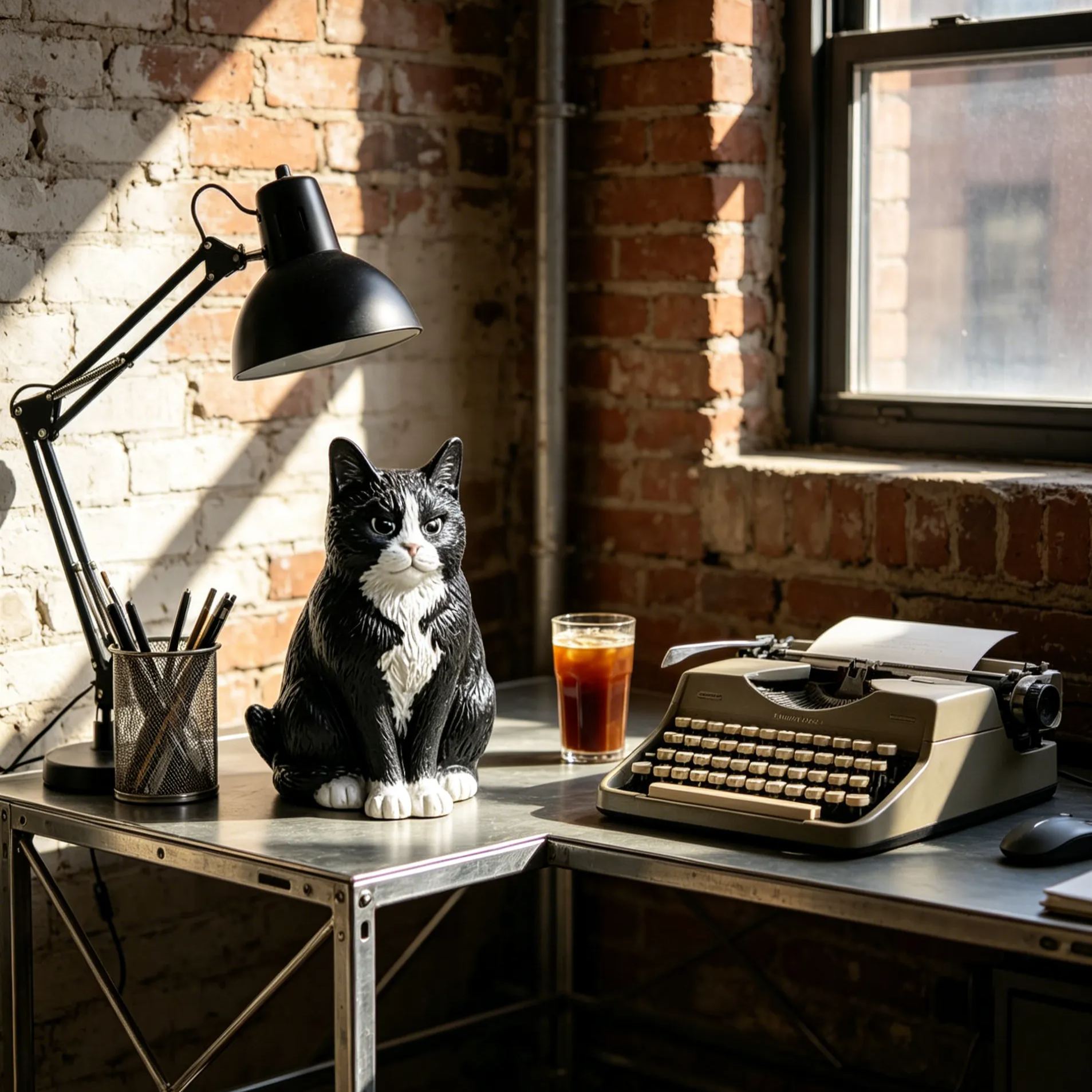 Outdoor Garden Cat Statue – Adorable Seated Feline Decor