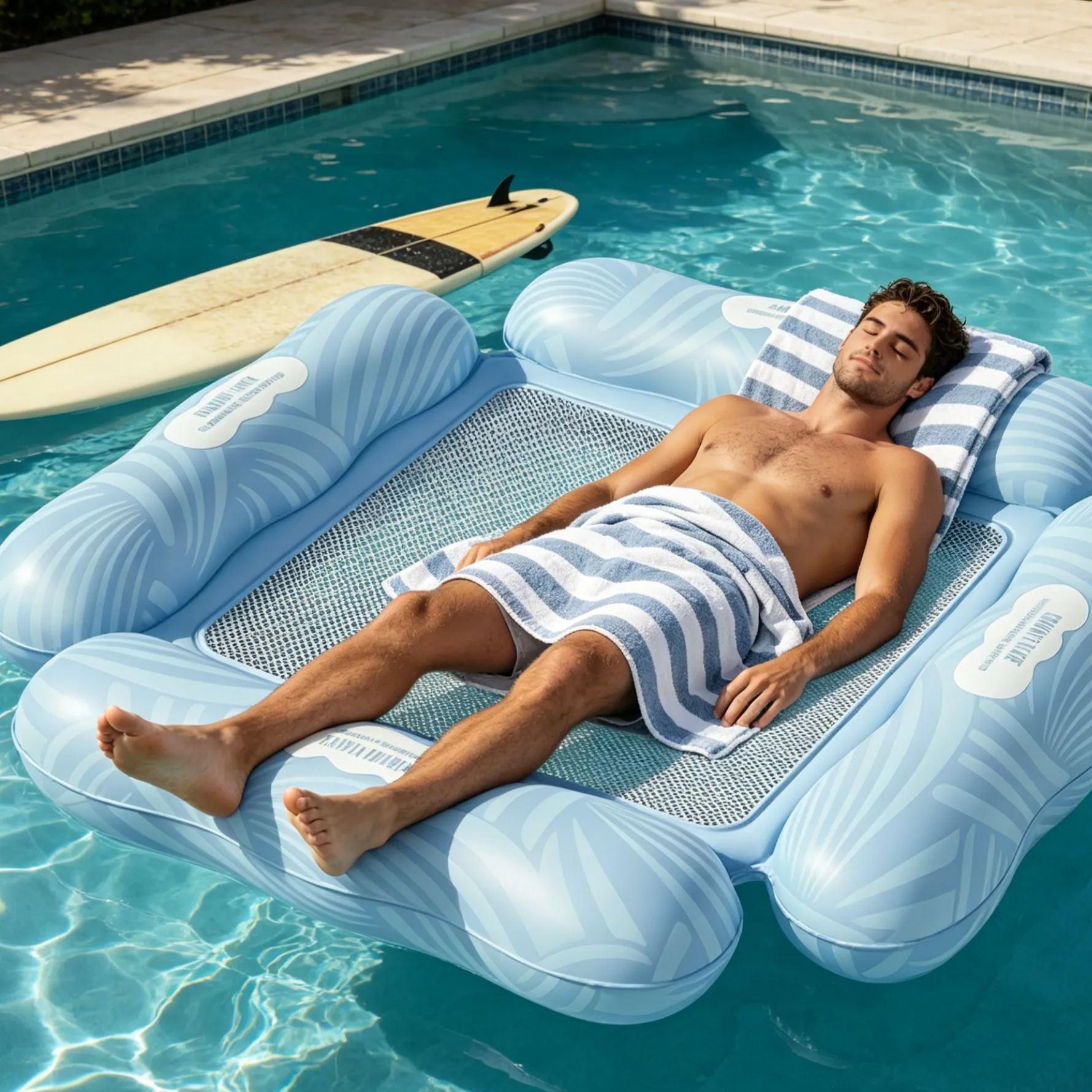 Luxury Mesh Float Lounge – Premium Pool Float for Ultimate Relaxation & Style