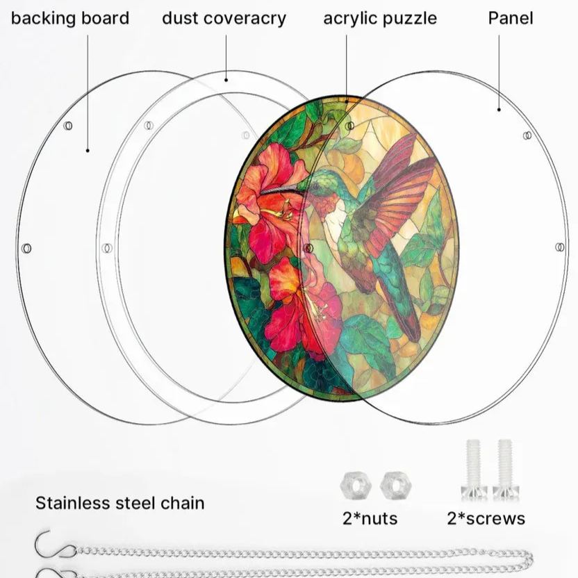 🔥LAST DAY 50% OFF - 🧩Acrylic Jigsaw Puzzle Suncatcher