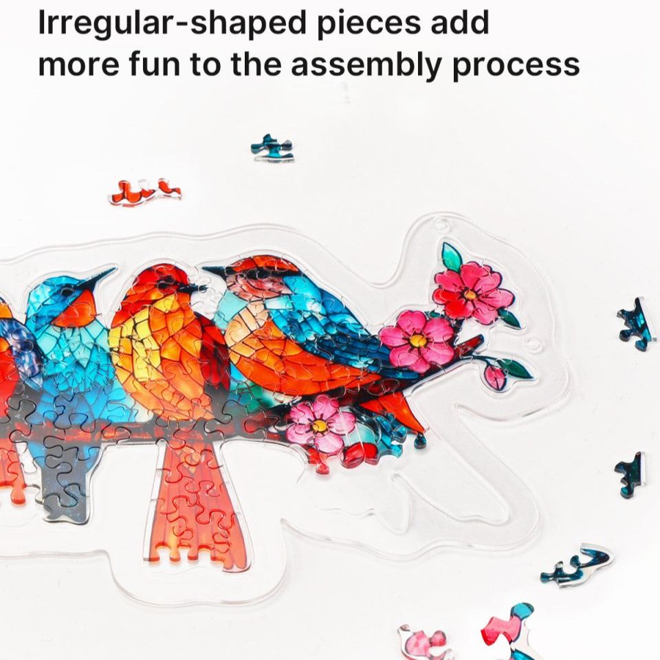 🔥LAST DAY 50% OFF - 🧩Acrylic Jigsaw Puzzle Suncatcher