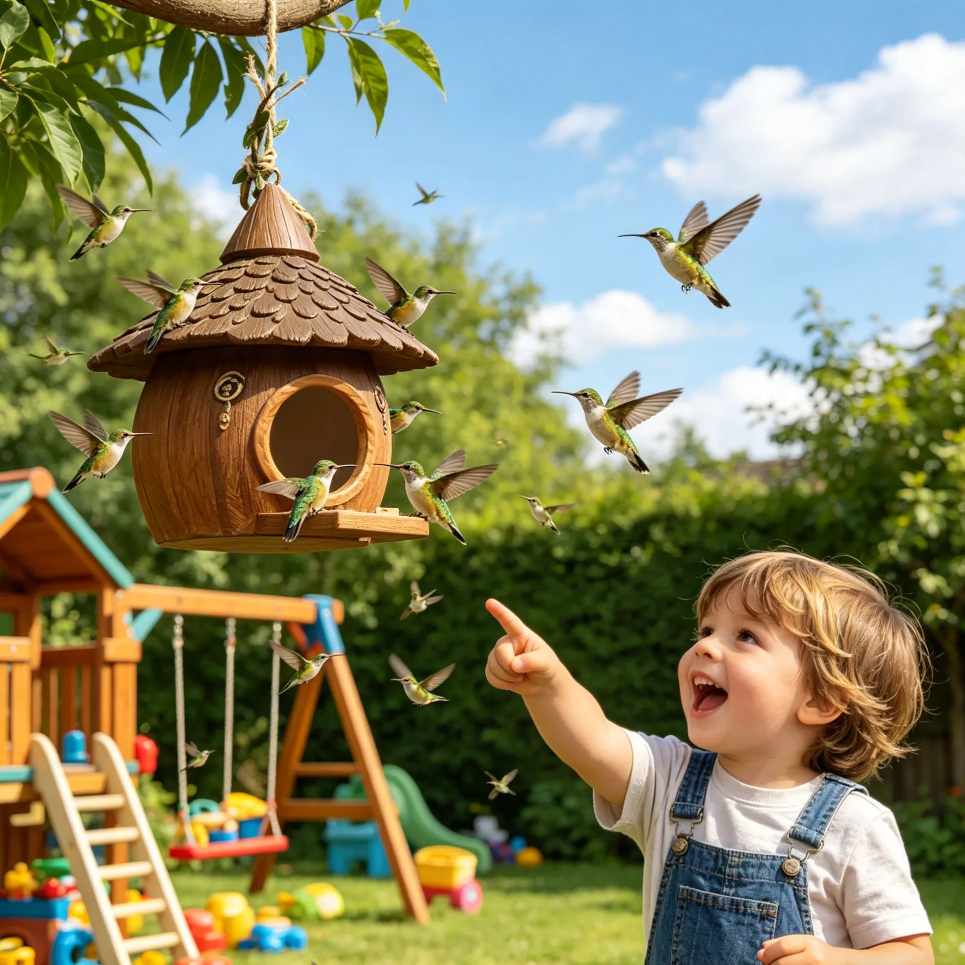 Hanging Bird Nest House