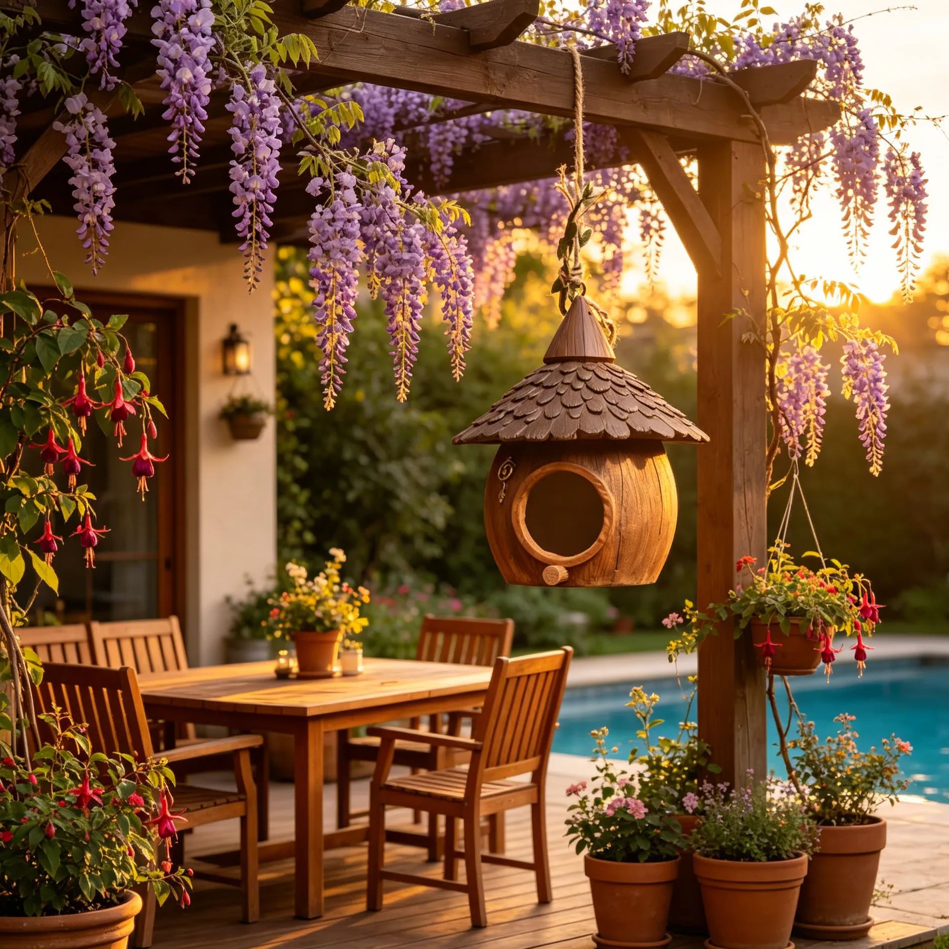 Hanging Bird Nest House