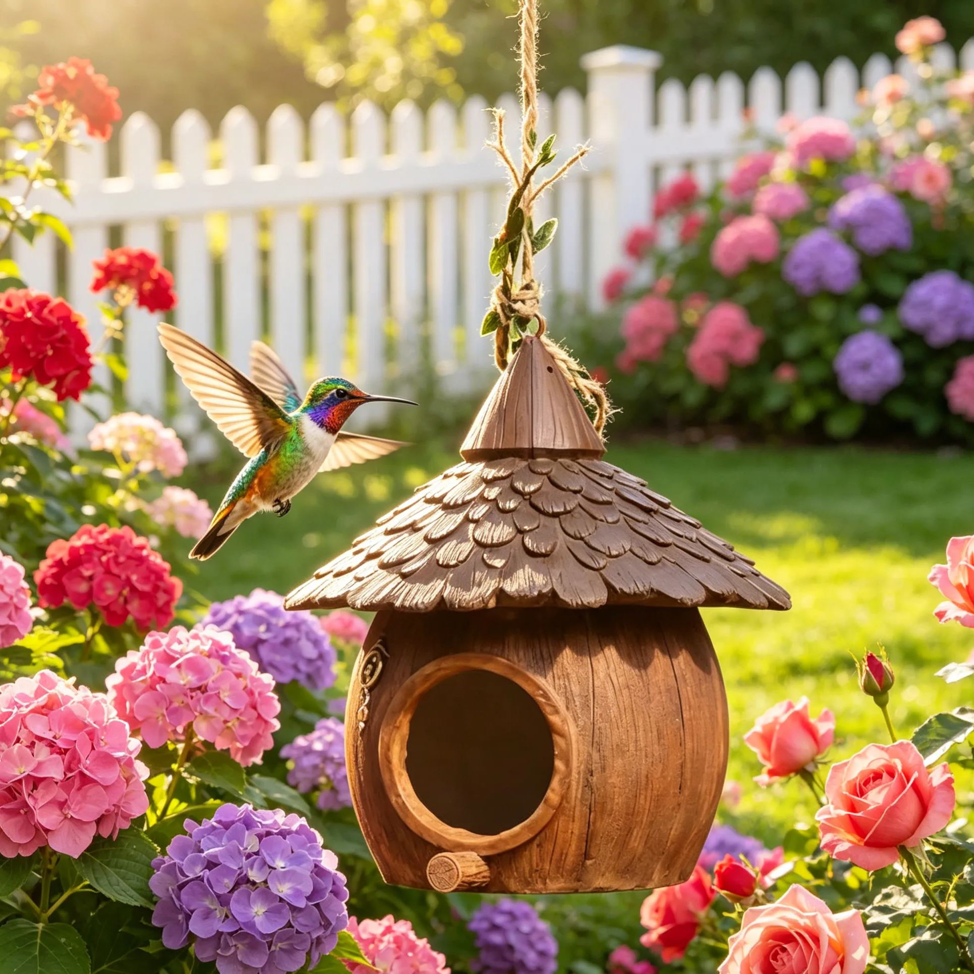 Hanging Bird Nest House