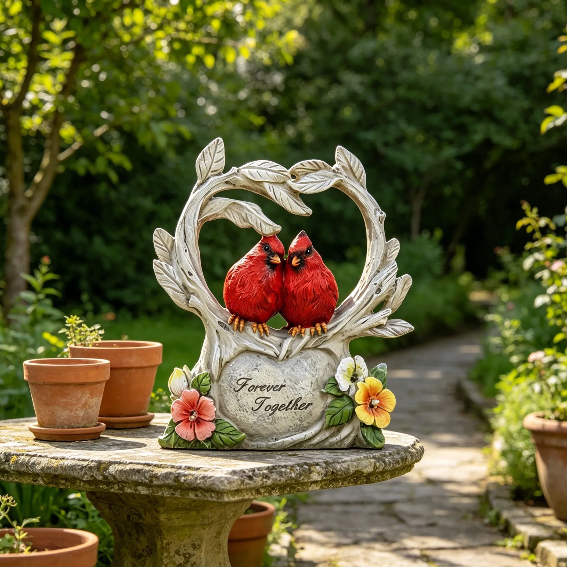 Solar-powered Outdoor Garden Statue