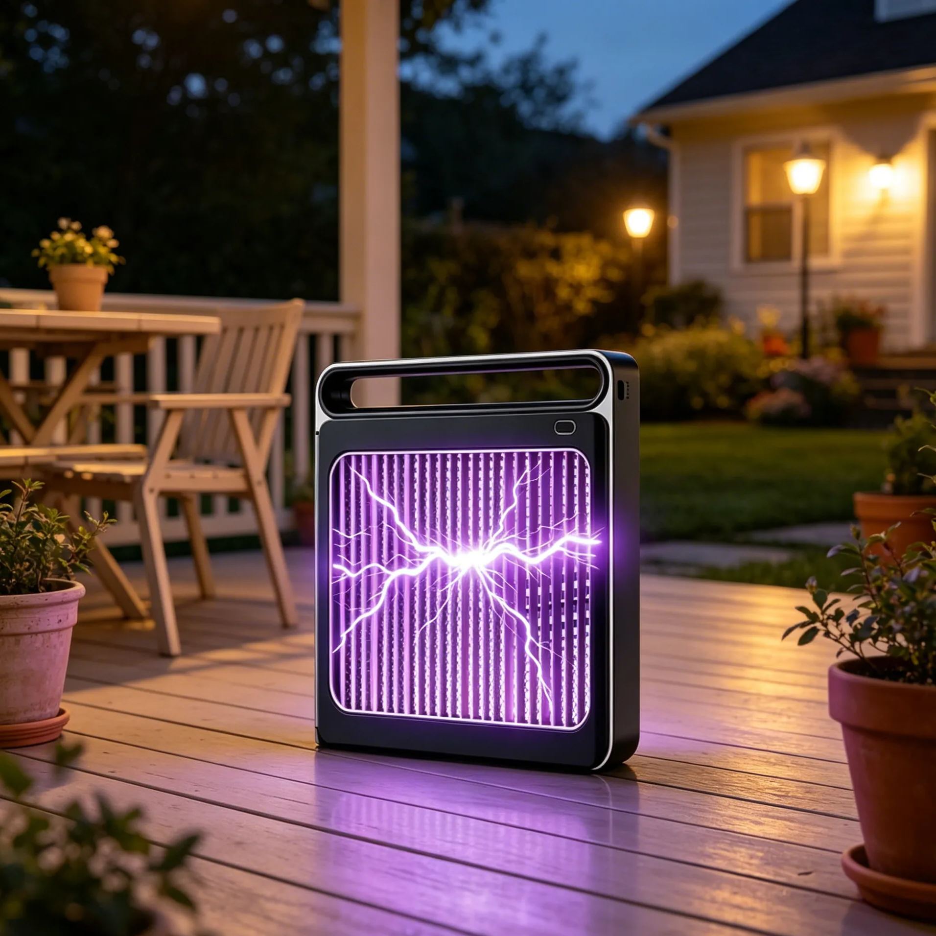 Indoor & Outdoor Mosquito Killer Lamp – Powerful UV Attraction, Quiet Operation & 200㎡ Coverage