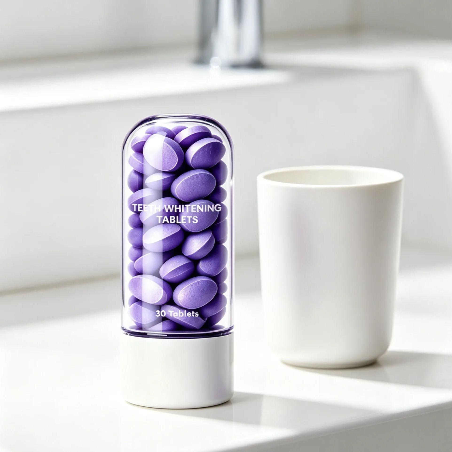 Gentle Whitening Toothpaste Tablets – Fresh Grape Mint Care Anywhere