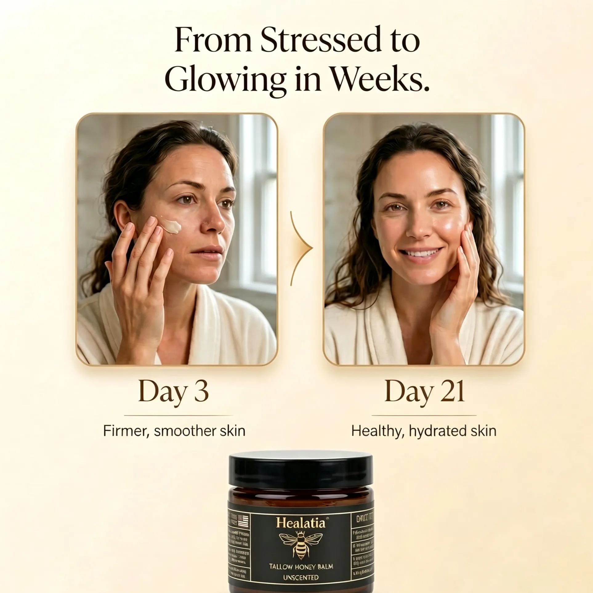 Honey Tallow Balm – Simple, Deep Moisture for Face & Body