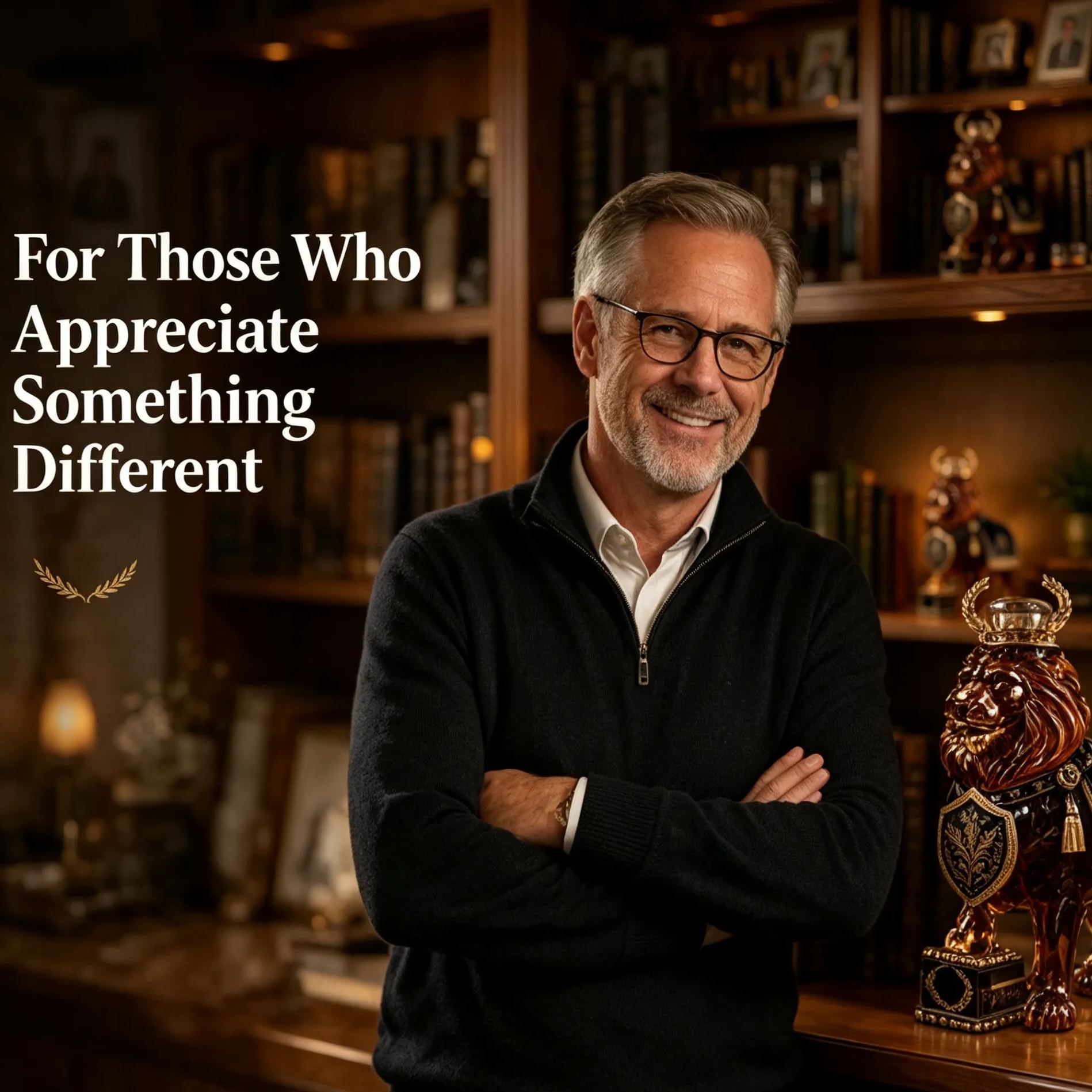 Lion Design Whiskey Bottle – A Unique Gift for Whiskey Lovers, Collectors & Special Moments