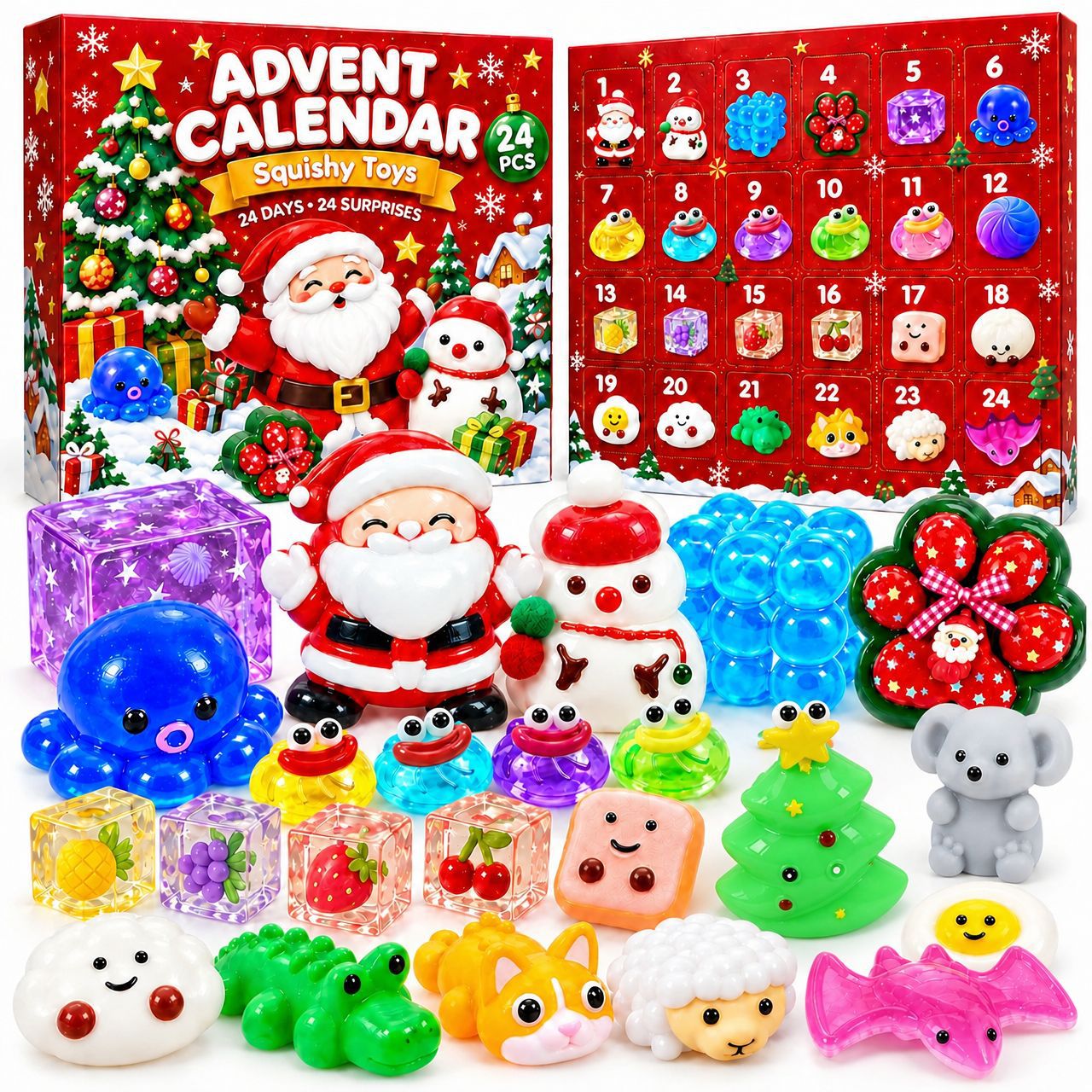24-Day Christmas Squishy Advent Calendar 2026