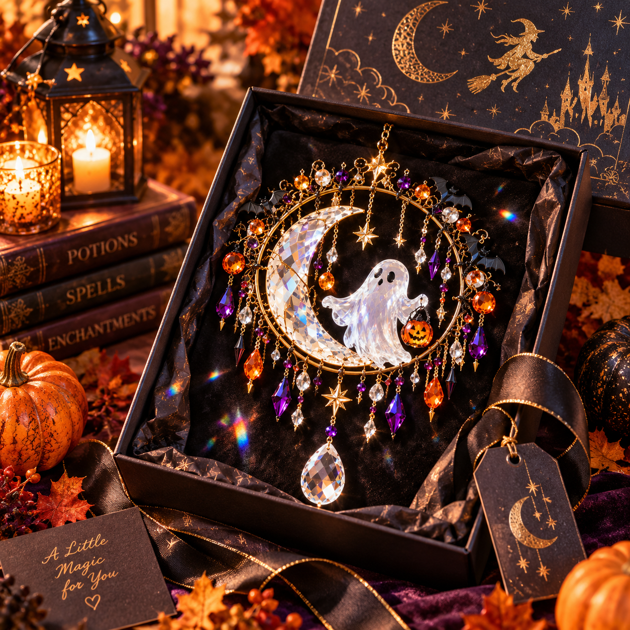 Halloween Crystal Suncatcher