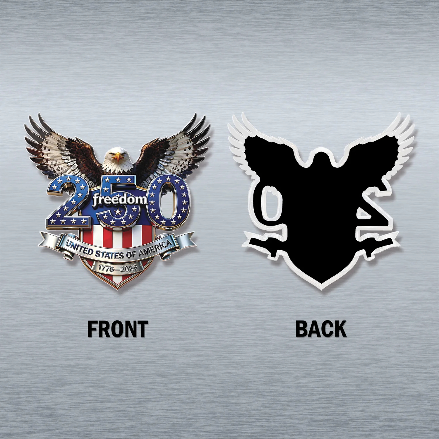 USA 250 Years Anniversary Fridge Magnet, Freedom Eagle 1776–2026 Magnet, Patriotic 4th of July Magnet