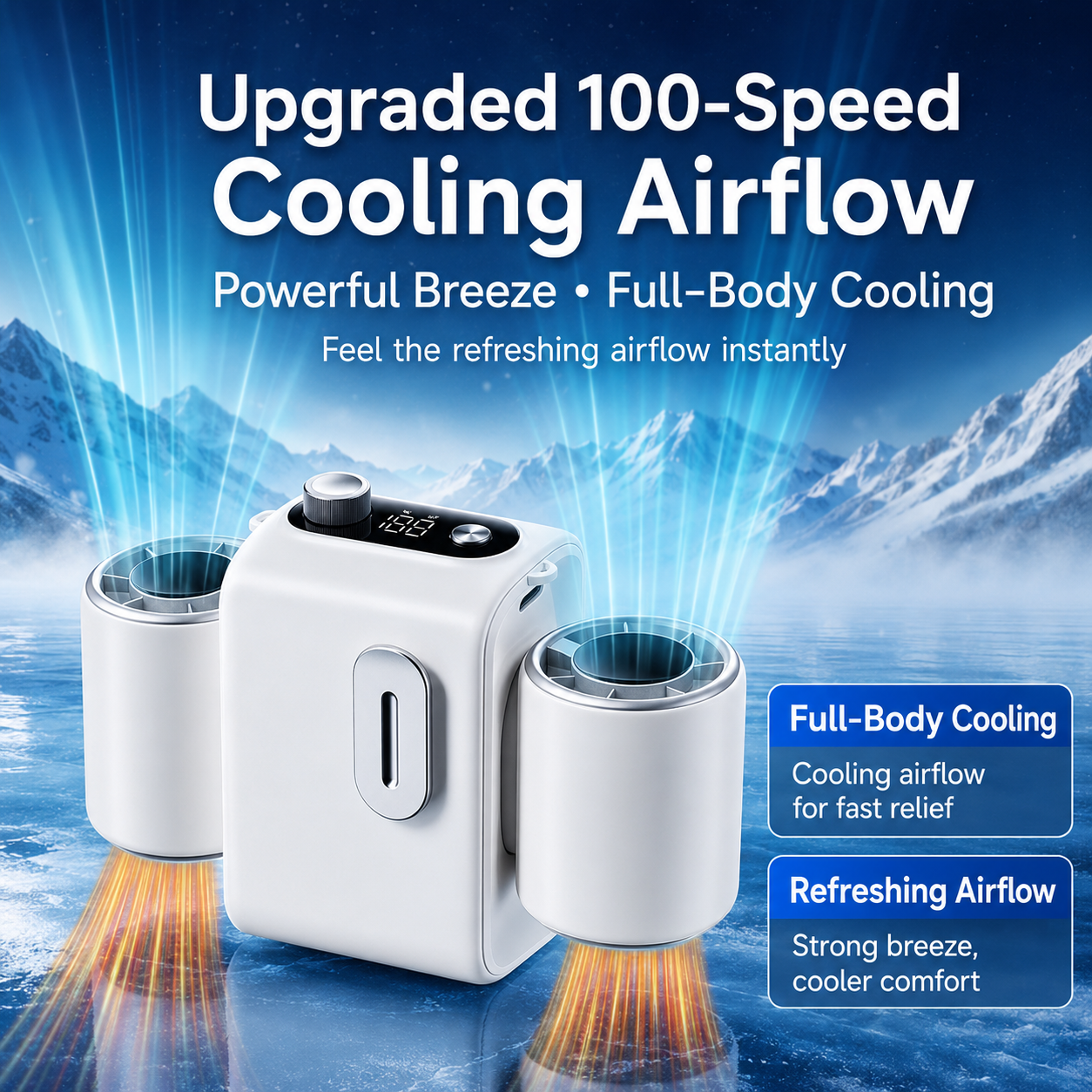 Portable Waist Air Conditioner Fan
