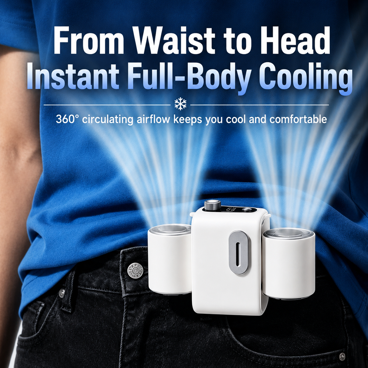 Portable Waist Air Conditioner Fan