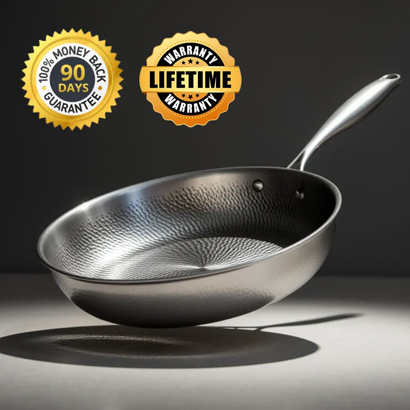 Keilini™ Hammered Pure Titanium Pro Pan