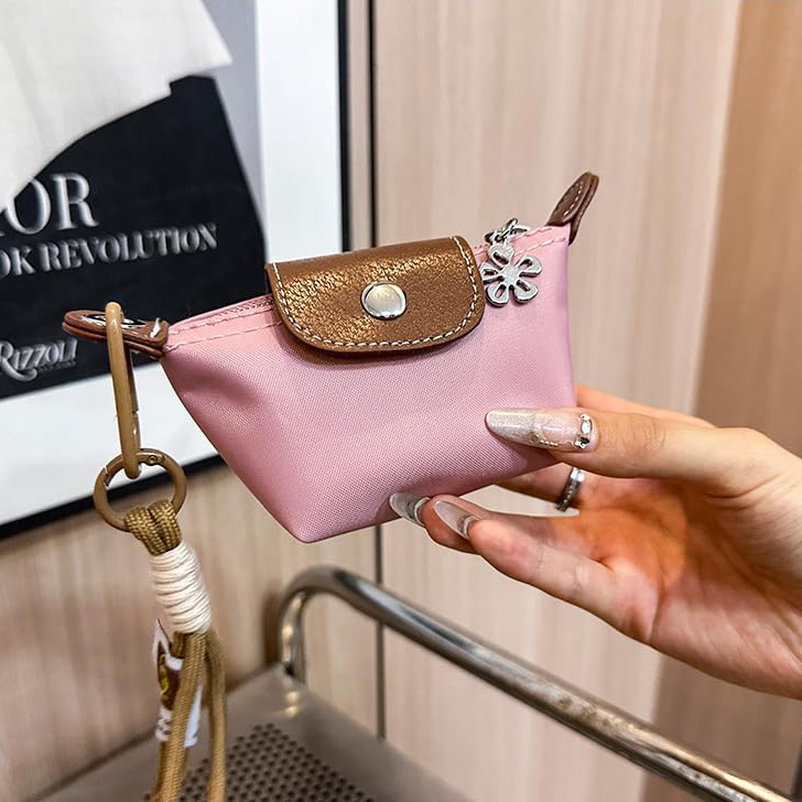 Dumpling Bag Detachable Nylon Wrist Strap Coin Purse