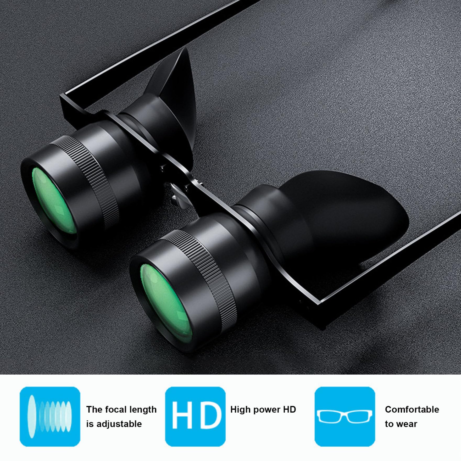 Hands-Free Binocular Glasses for Bird Watching & Fishing