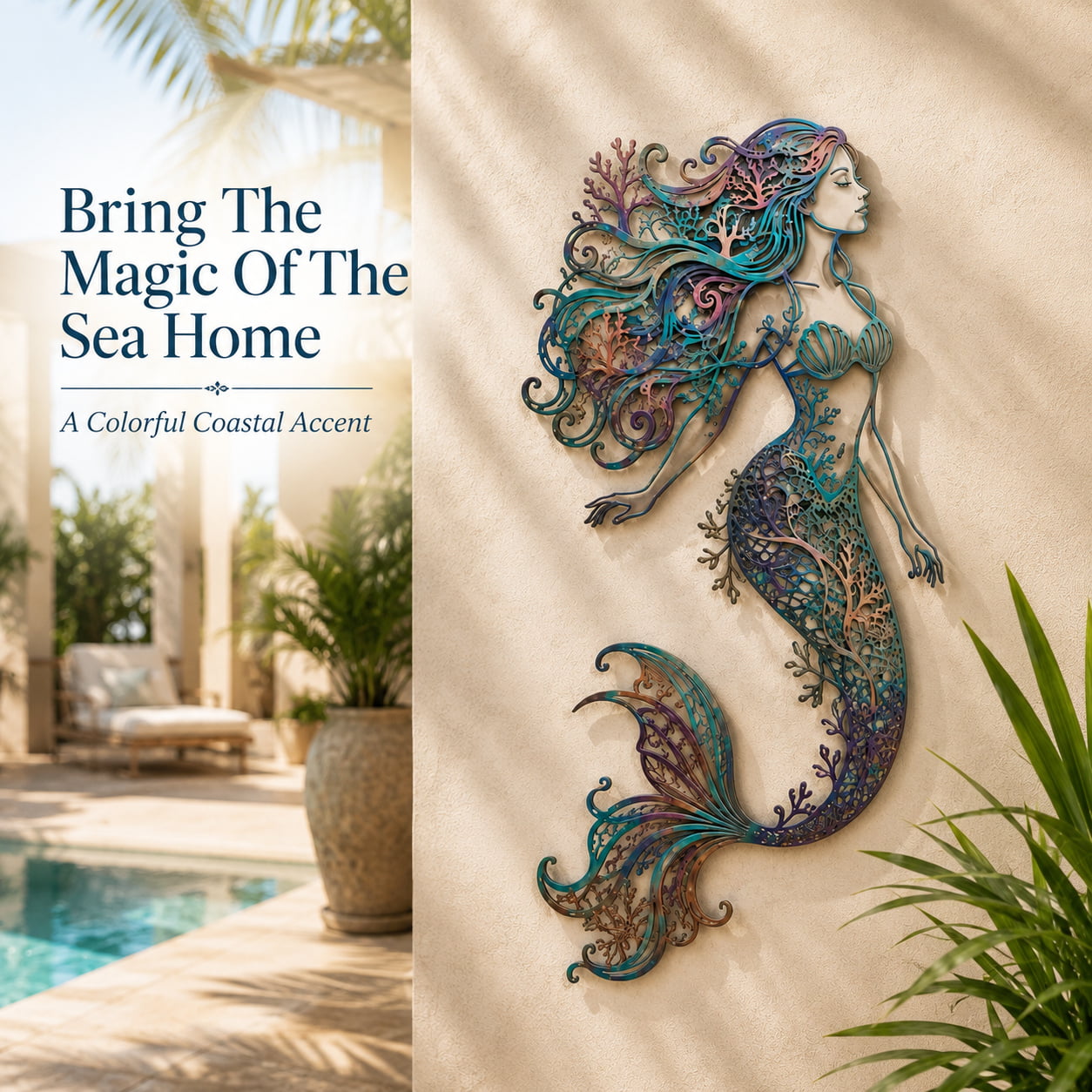 🧜‍♀️Mermaid Metal Wall Decor