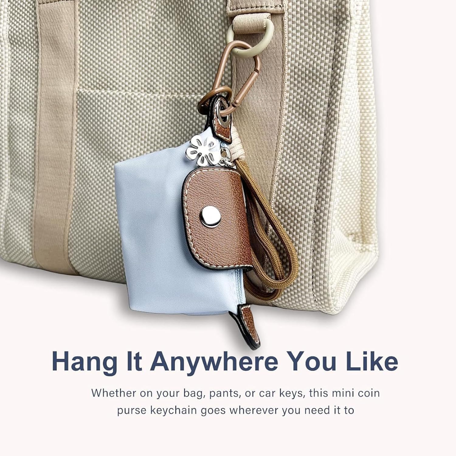 Dumpling Bag Detachable Nylon Wrist Strap Coin Purse