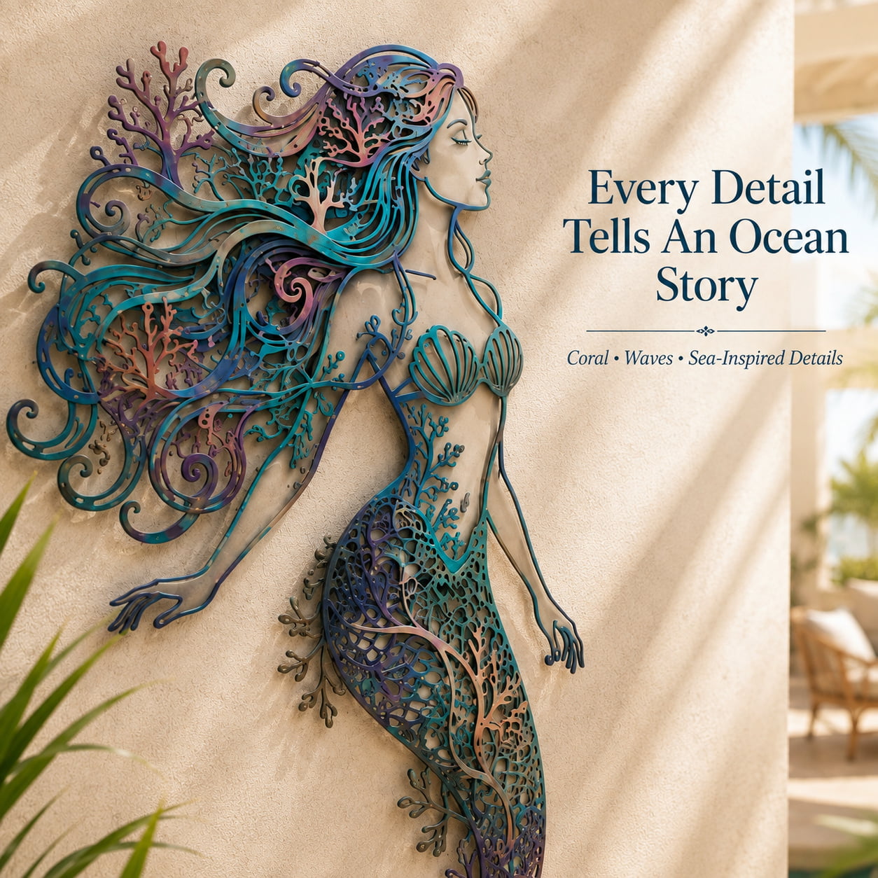 🧜‍♀️Mermaid Metal Wall Decor