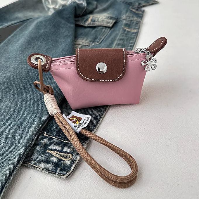 Dumpling Bag Detachable Nylon Wrist Strap Coin Purse