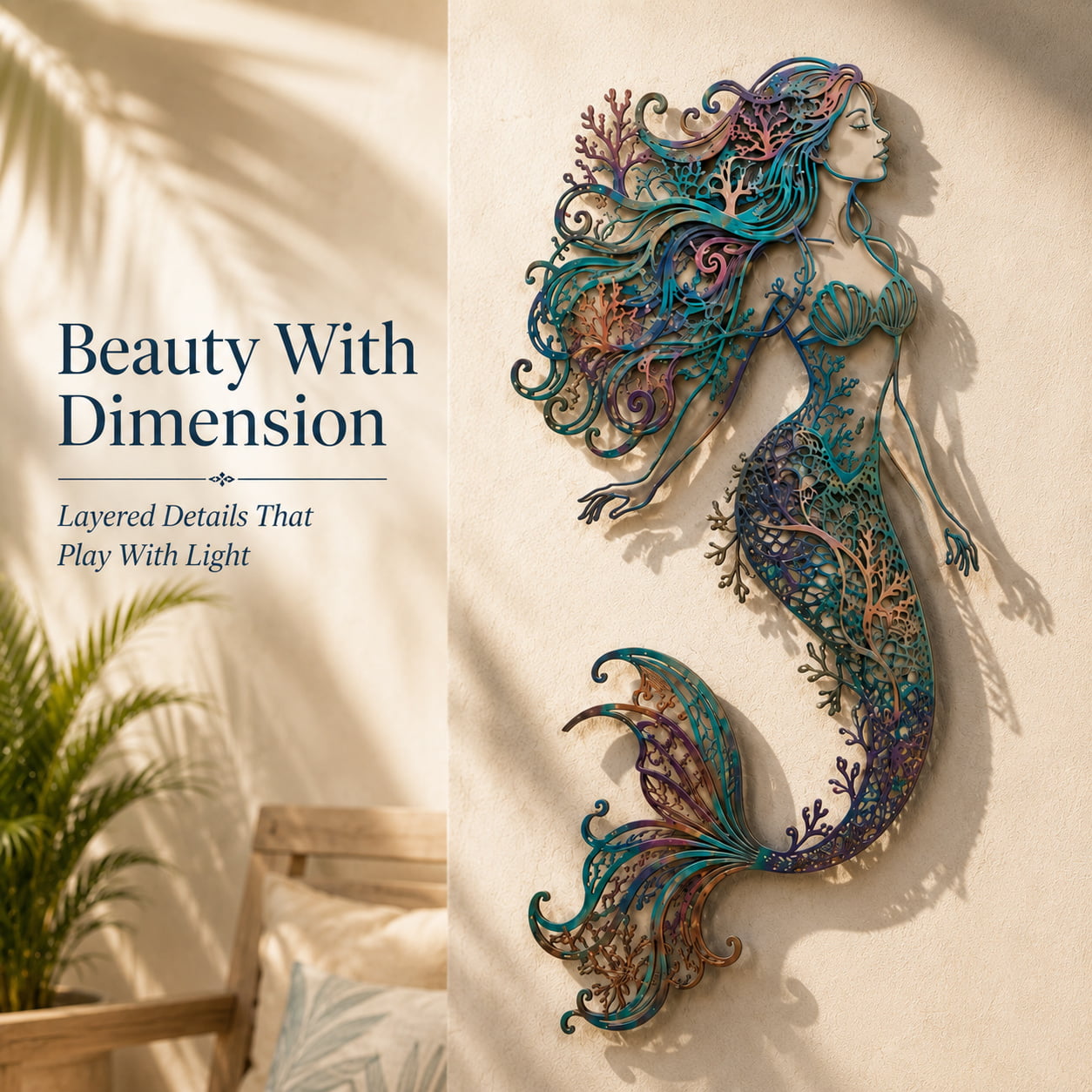 🧜‍♀️Mermaid Metal Wall Decor