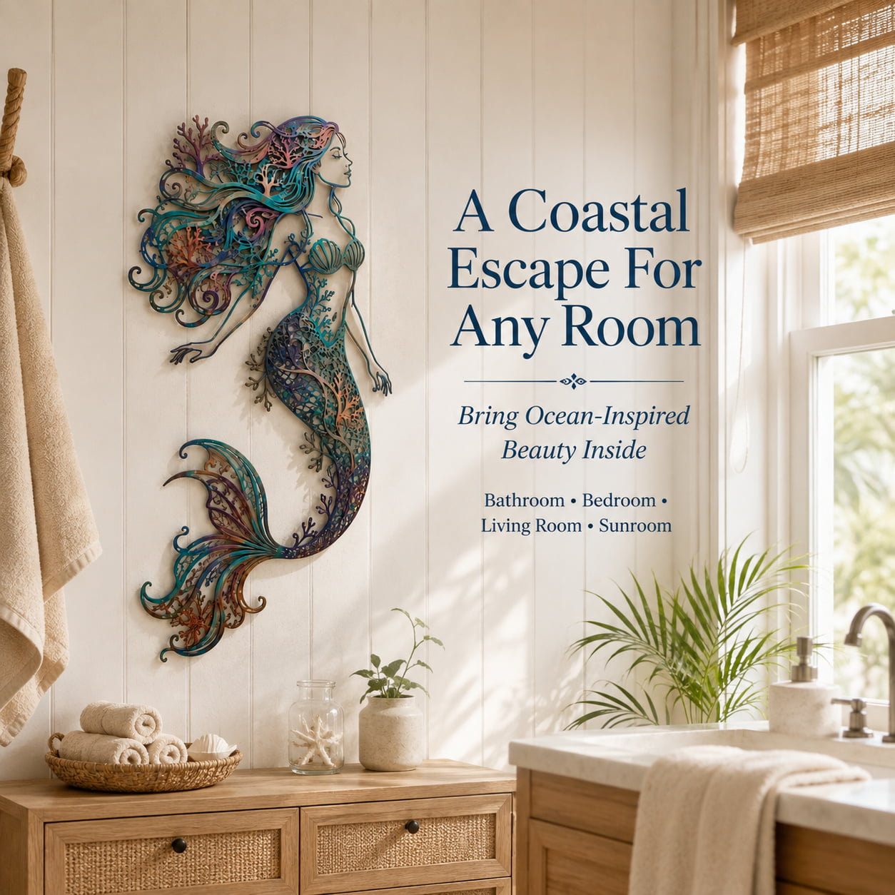 🧜‍♀️Mermaid Metal Wall Decor