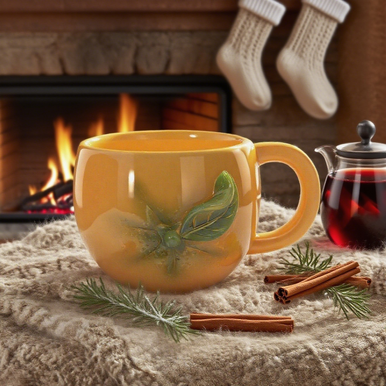 Creative Porcelain 3D Fruit Mug