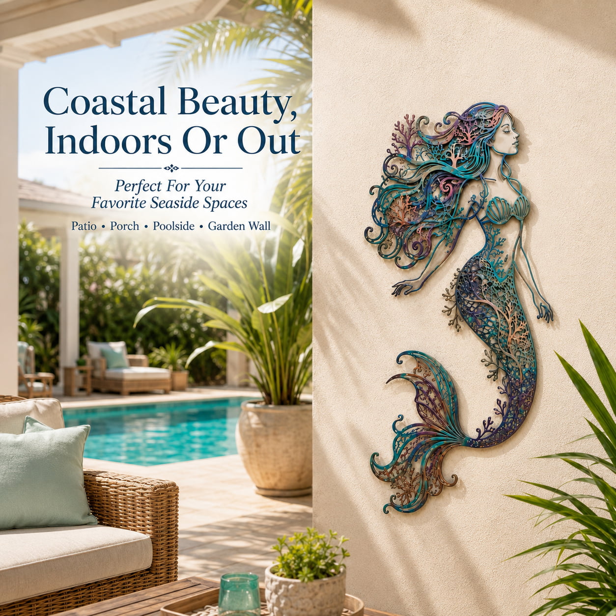🧜‍♀️Mermaid Metal Wall Decor