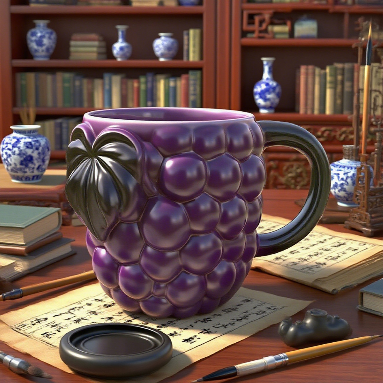 Creative Porcelain 3D Fruit Mug