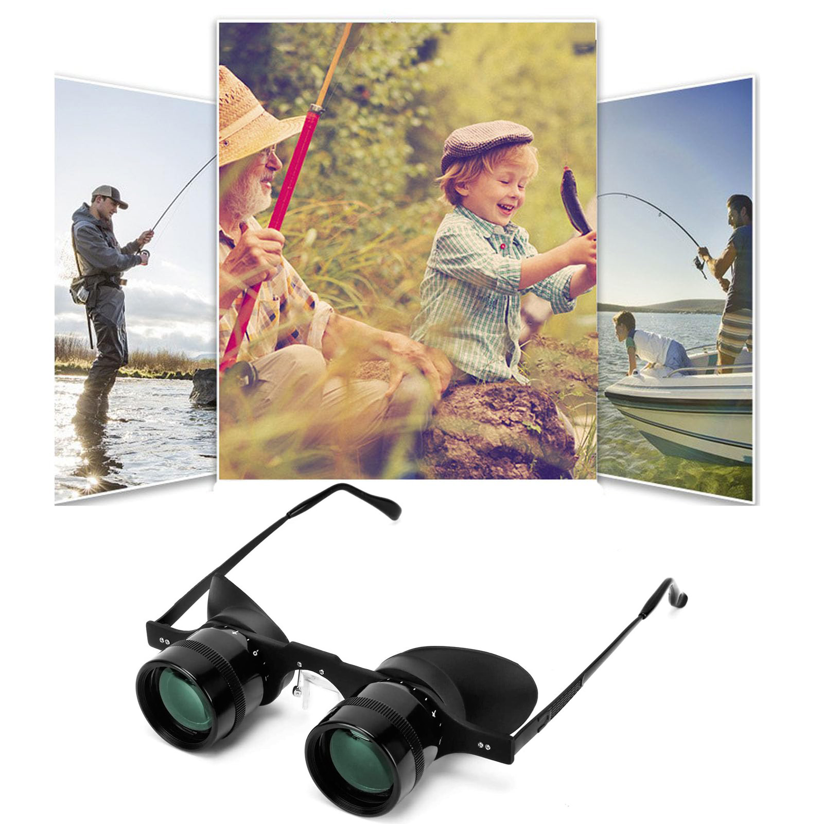 Hands-Free Binocular Glasses for Bird Watching & Fishing