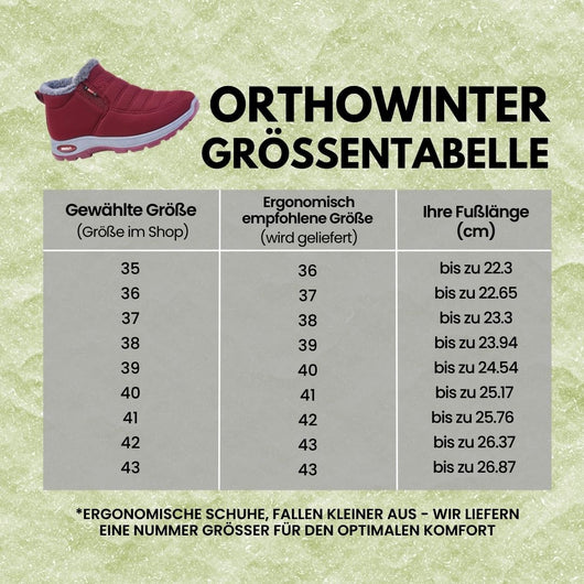OrthoWinter---Ergonomic, Waterproof, Insulated Shoes for Autumn And Winter
